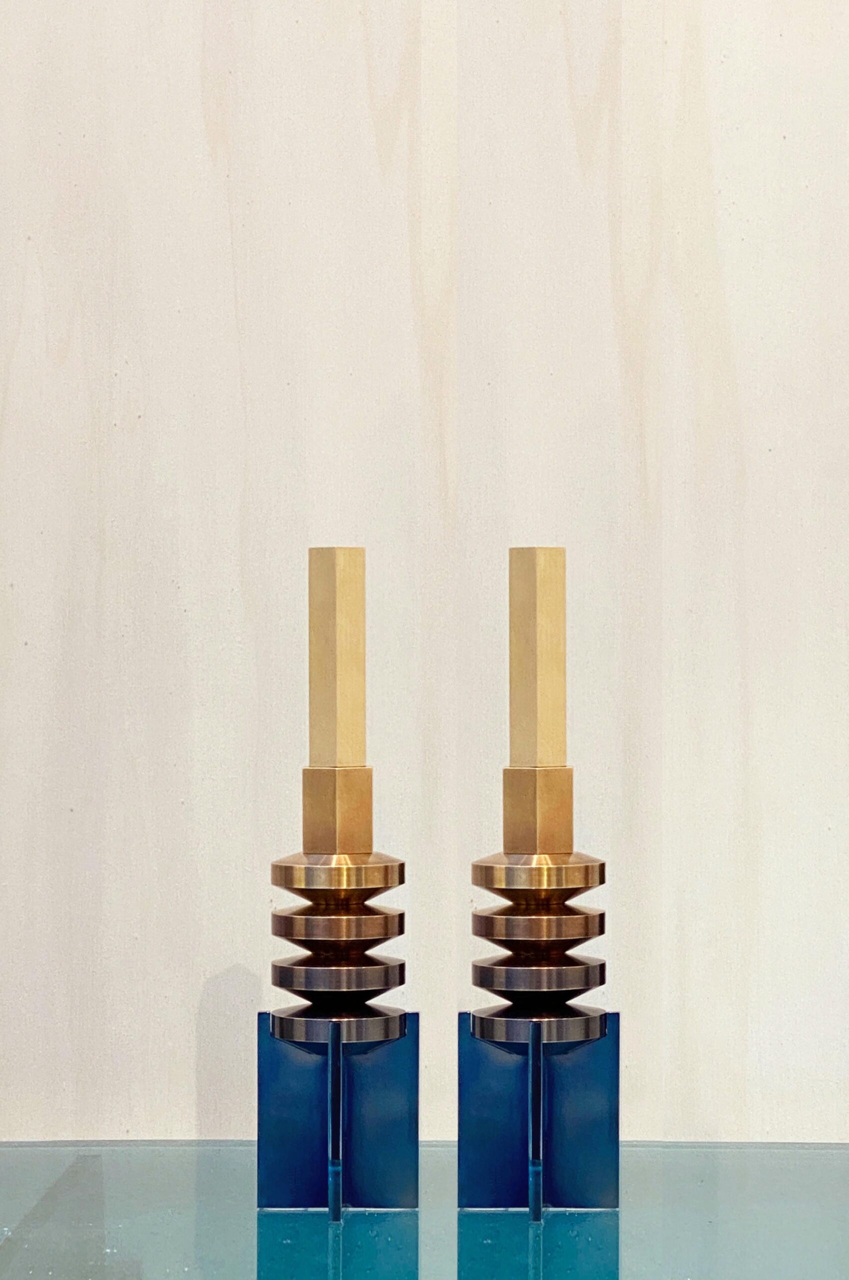 Set of 2 Maat Candleholder M L by SB26 7