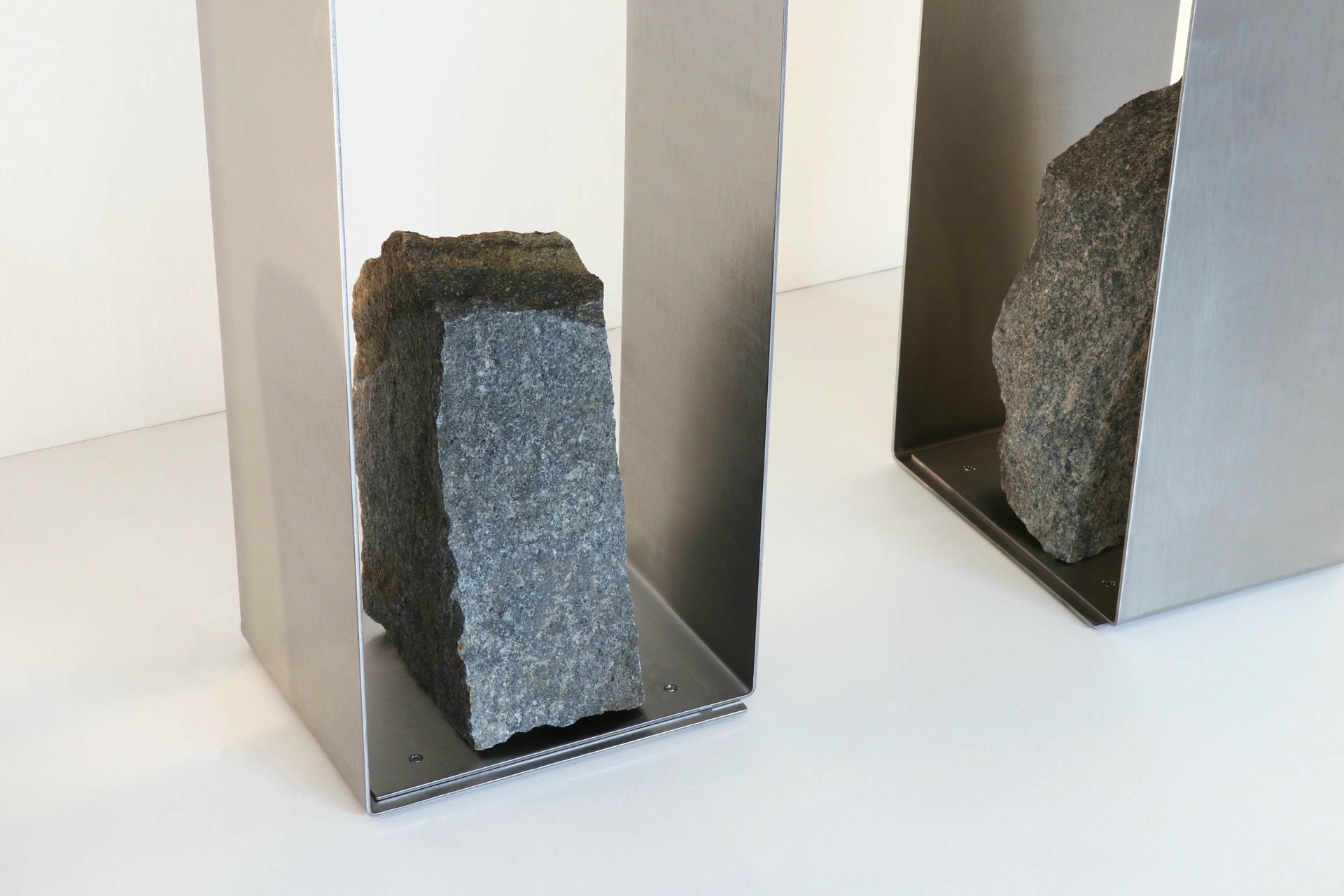 Steel and Stone Console Table by Batten and Kamp 3