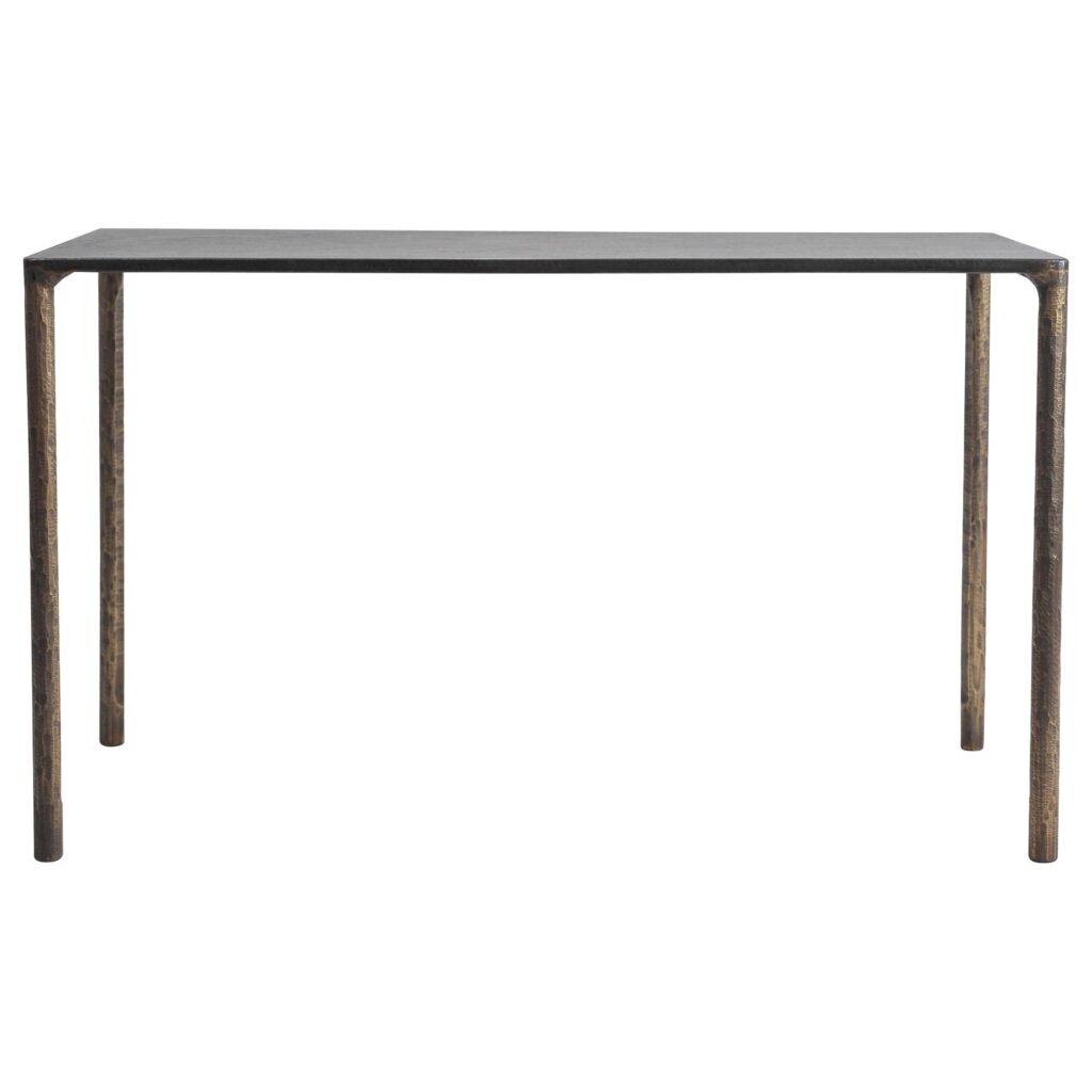 Brass Side Table Signed by Lukasz Friedrich 1