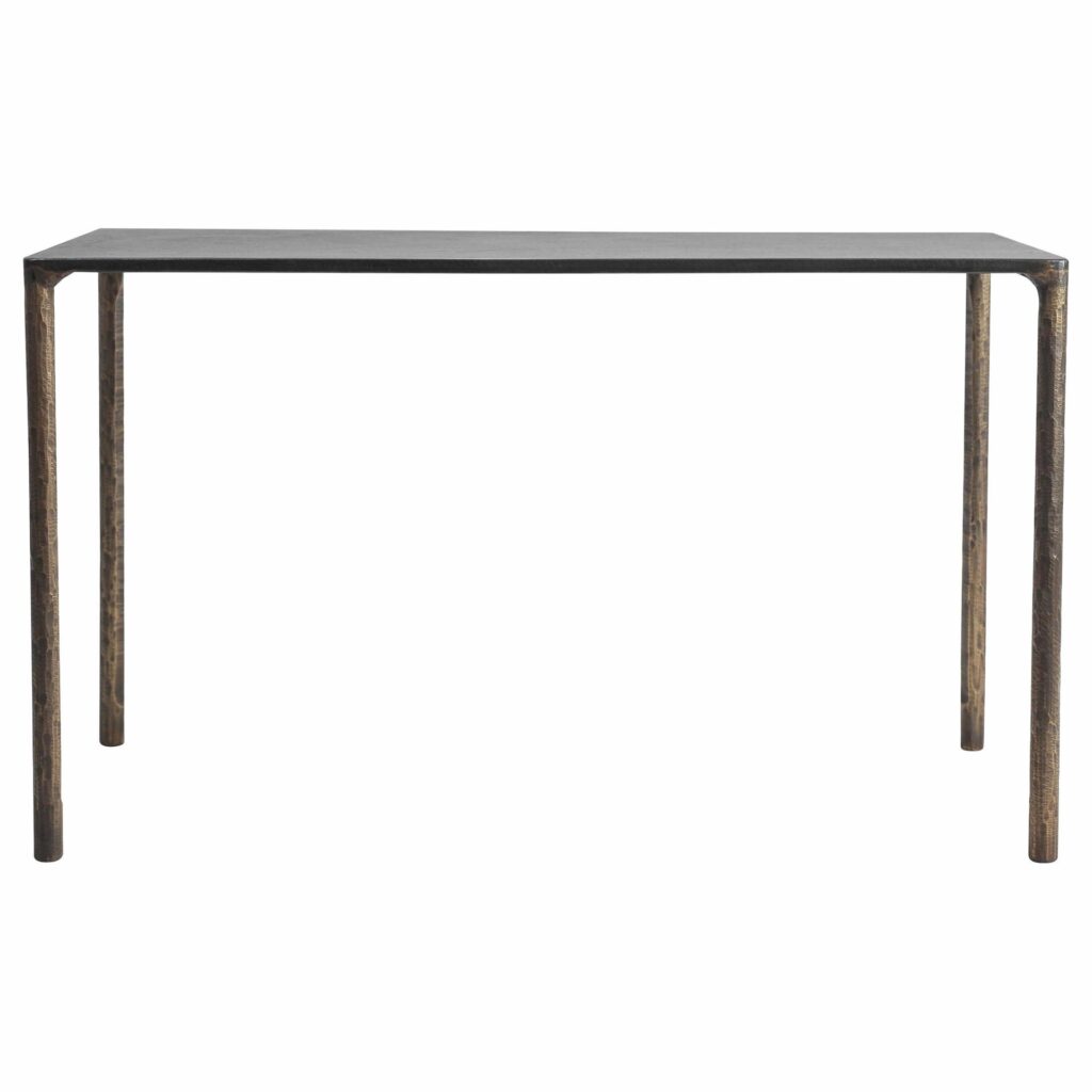 Brass Side Table Signed by Lukasz Friedrich 1
