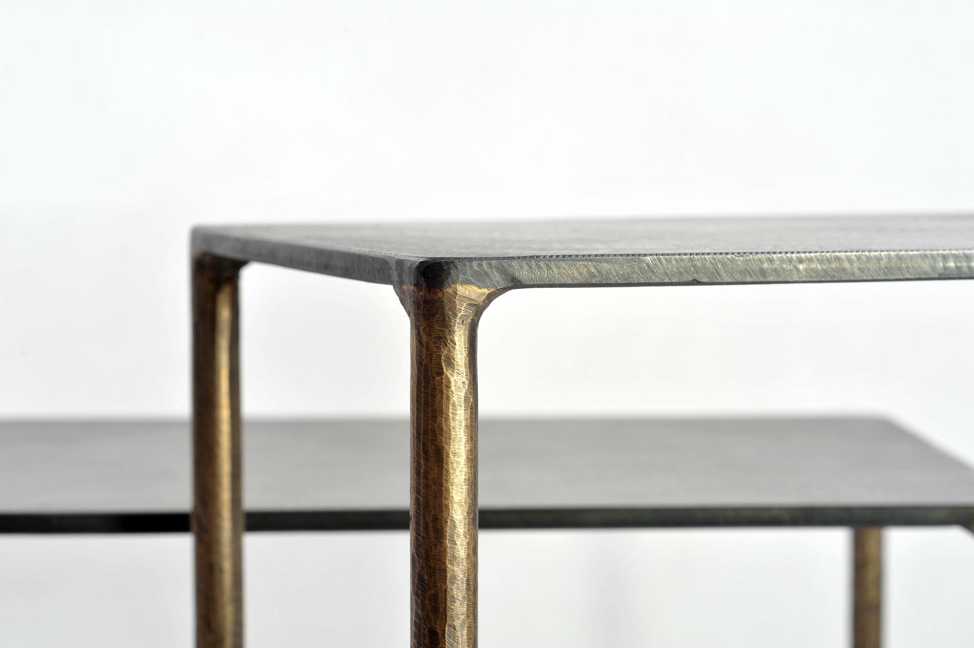 Brass Side Table Signed by Lukasz Friedrich 13