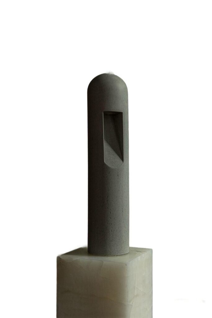 Grey Concrete Lamp by Rick Owens 1