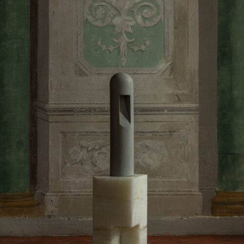 Grey Concrete Lamp by Rick Owens 1
