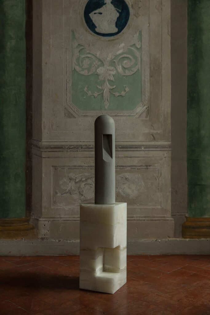 Grey Concrete Lamp by Rick Owens 1
