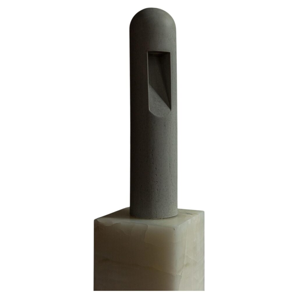 Grey Concrete Lamp by Rick Owens