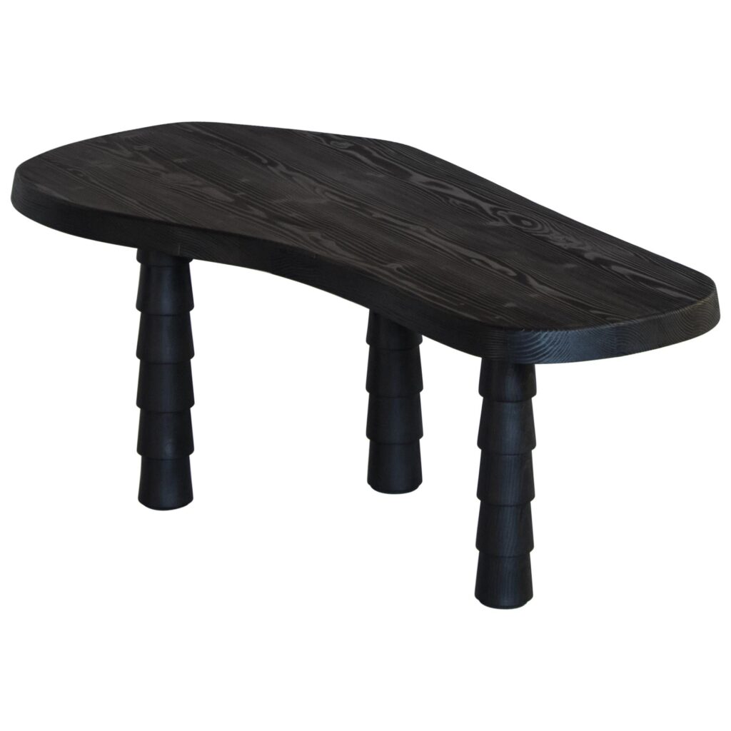 Black Data Table Three Legged in Oregon by Atelier Thomas Serruys 1
