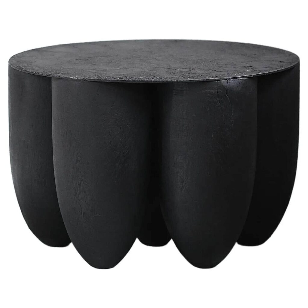 Senufo Coffee Table in Iroko Wood by Arno Declercq 1