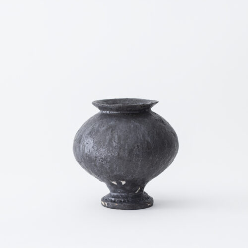 Stamnos Antracita Stoneware Vase by Raquel Vidal and Pedro Paz 1