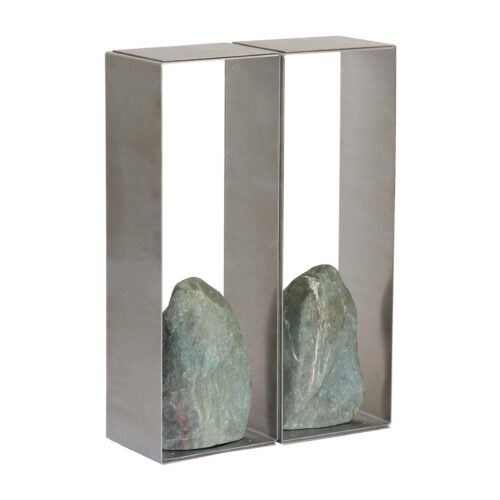 Steel and Stone Console Table by Batten and Kamp 1