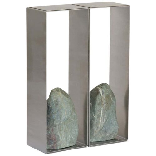 Steel and Stone Console Table by Batten and Kamp