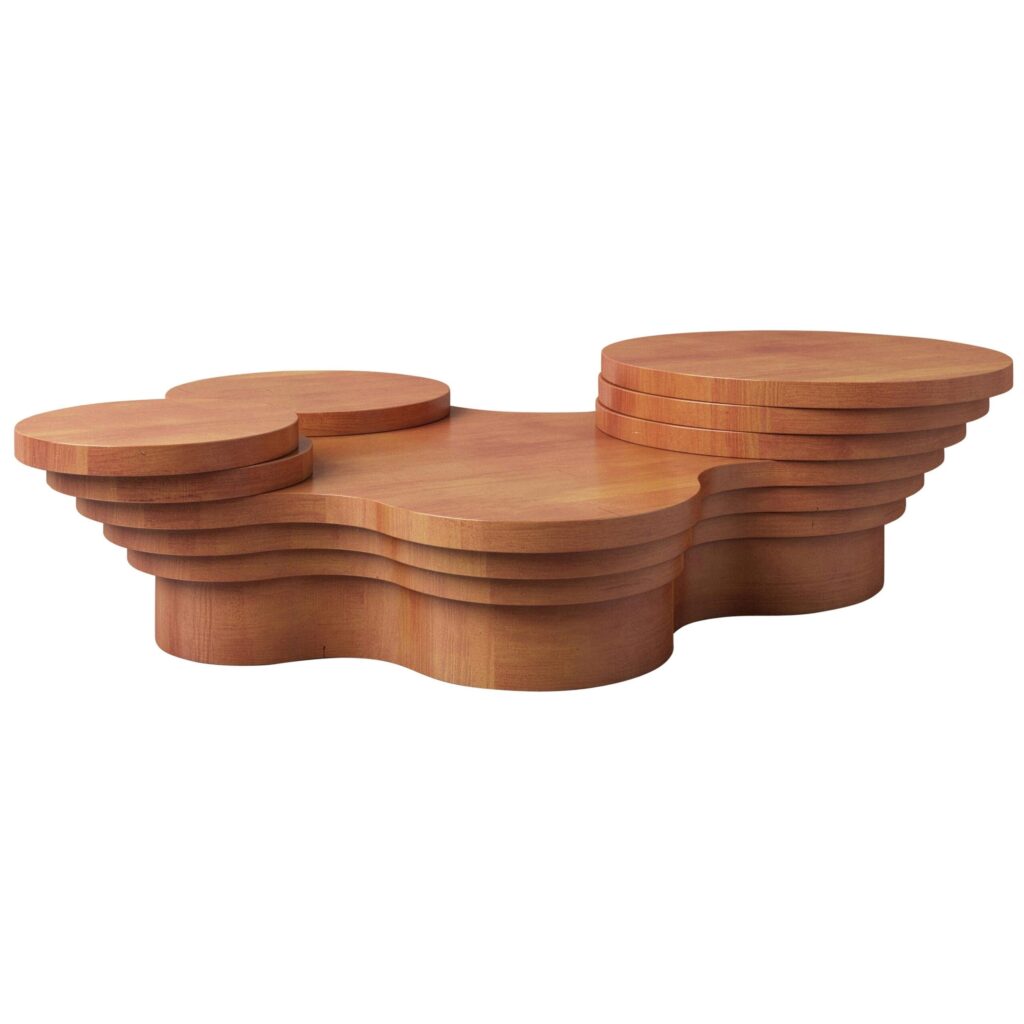 Wood Slice Me Up Sculptural Coffee Table by Pietro Franceschini 1