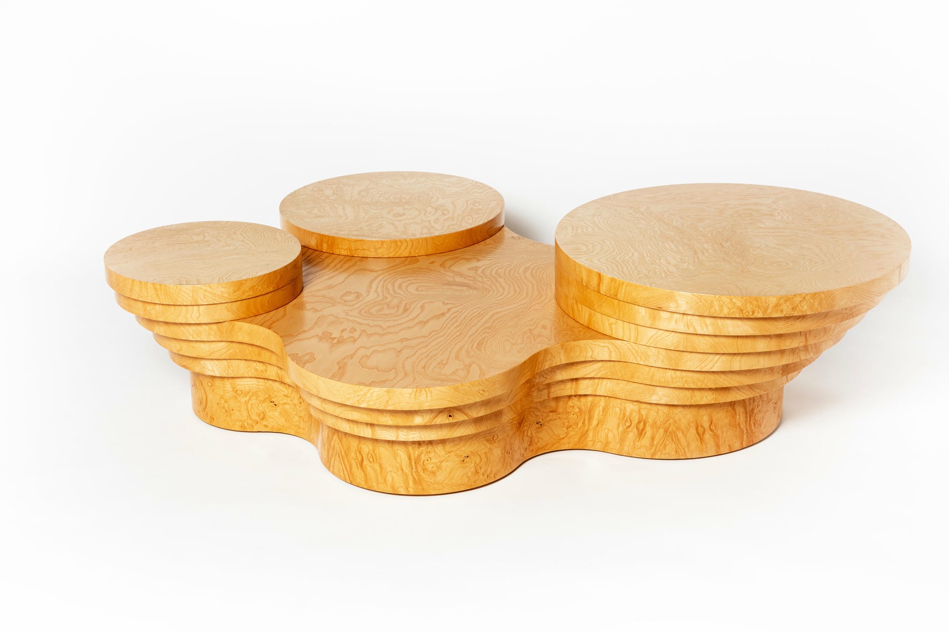 Wood Slice Me Up Sculptural Coffee Table by Pietro Franceschini 11