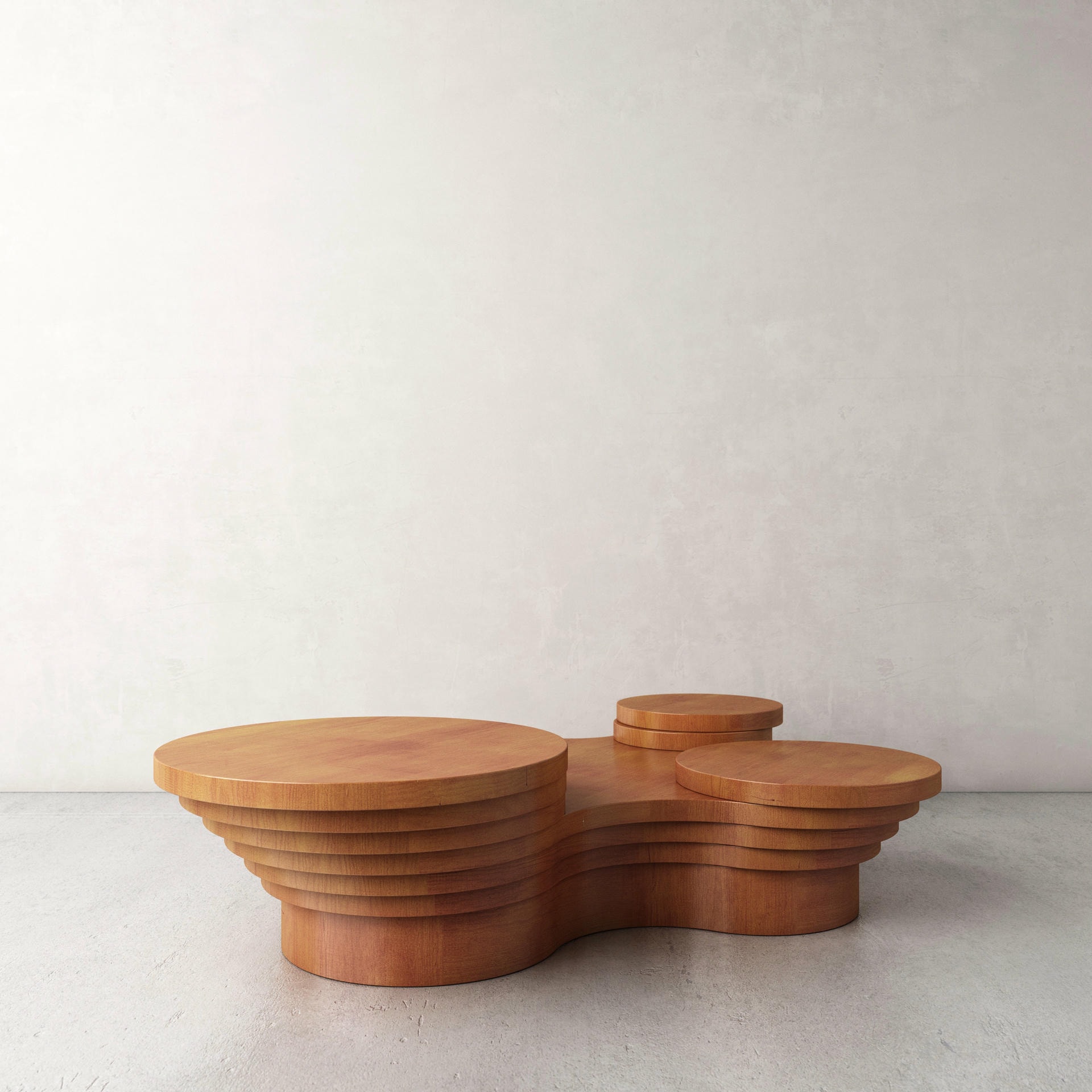 Wood Slice Me Up Sculptural Coffee Table by Pietro Franceschini 2