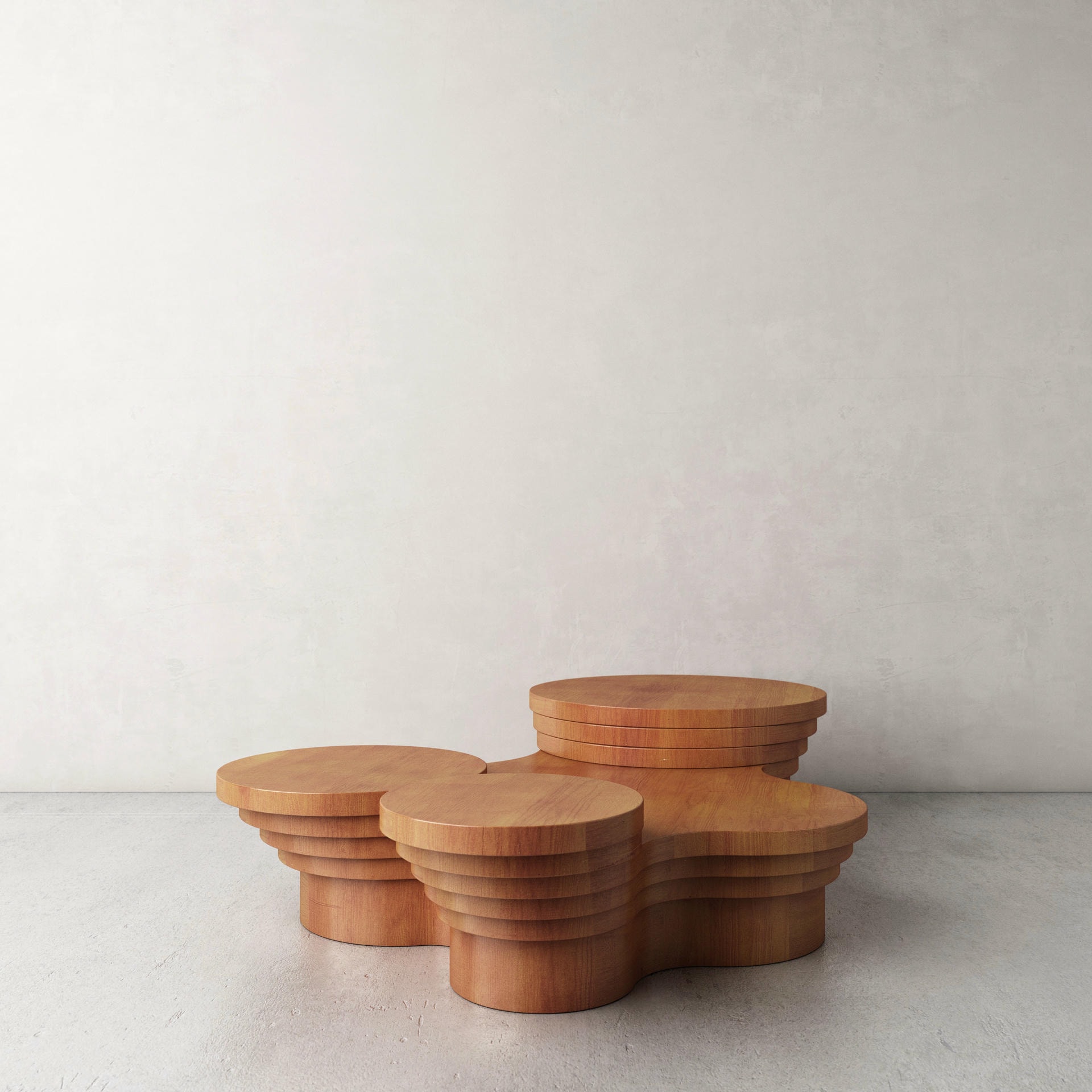 Wood Slice Me Up Sculptural Coffee Table by Pietro Franceschini 3