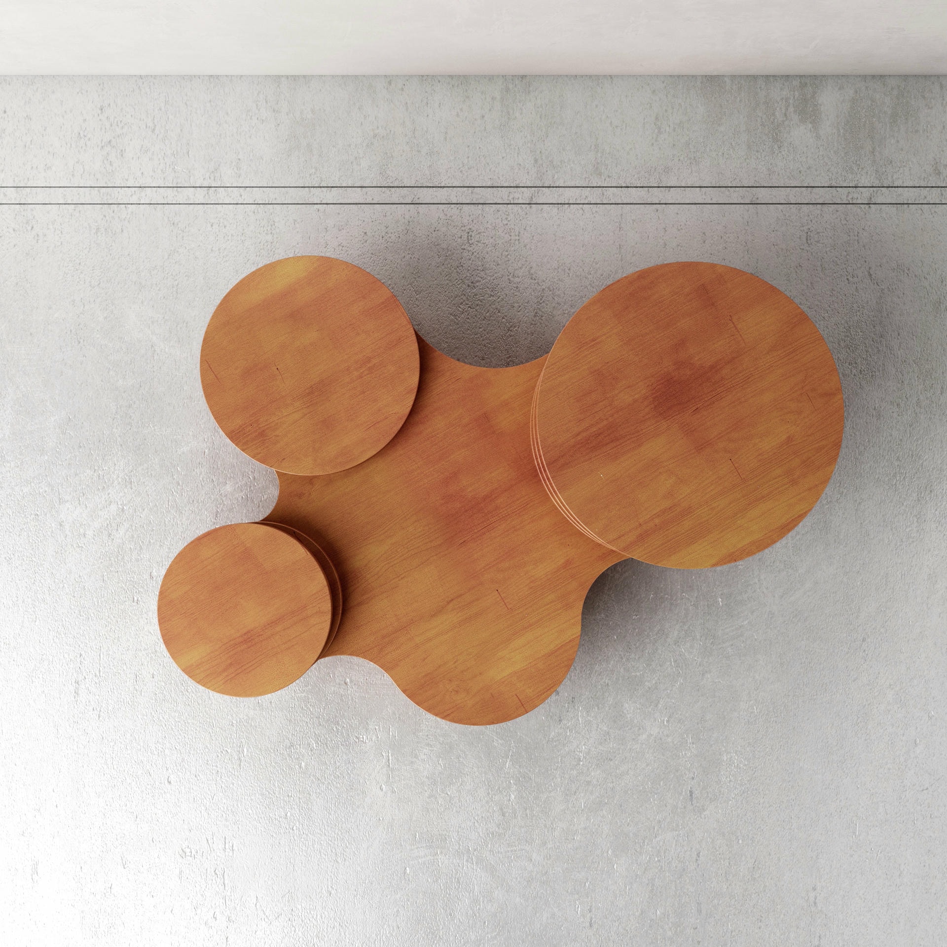 Wood Slice Me Up Sculptural Coffee Table by Pietro Franceschini 4