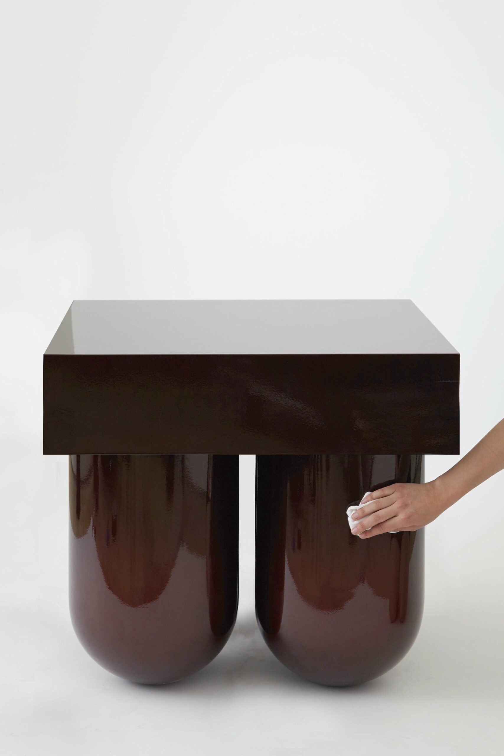Carved Wood Set No 5 Table by Musing selles 5