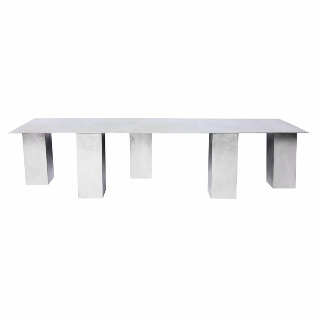 Contemporary Five Legs Aluminium Coffee Table by Pietro Franceschini
