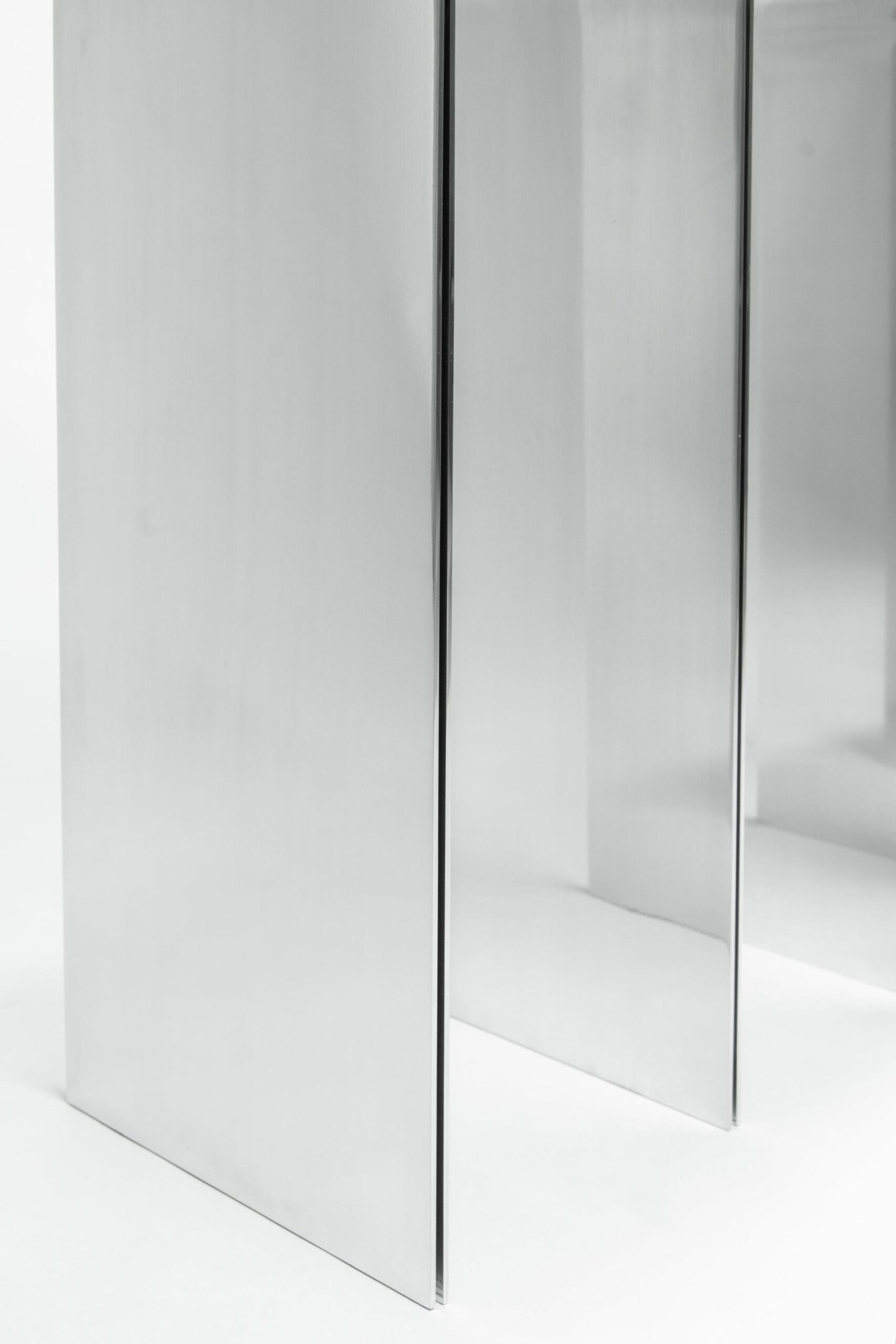 Contemporary Silver Aluminum Arch Console by Pietro Franceschini 10
