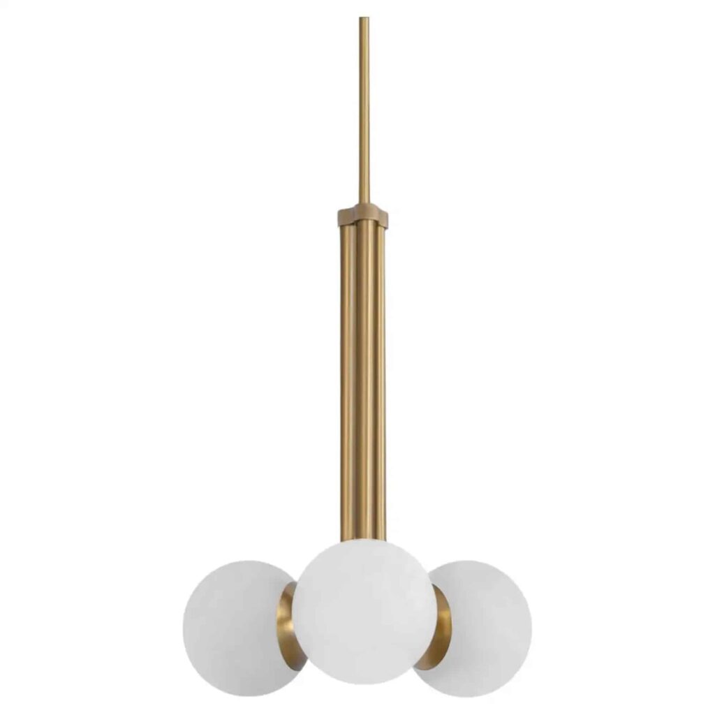 Tubular MD Brass Pendant Light by Schwung 1