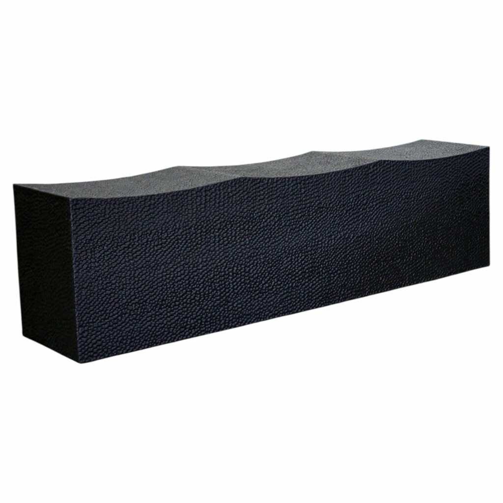 Maple Block Bench for Three by John Eric Byers 1