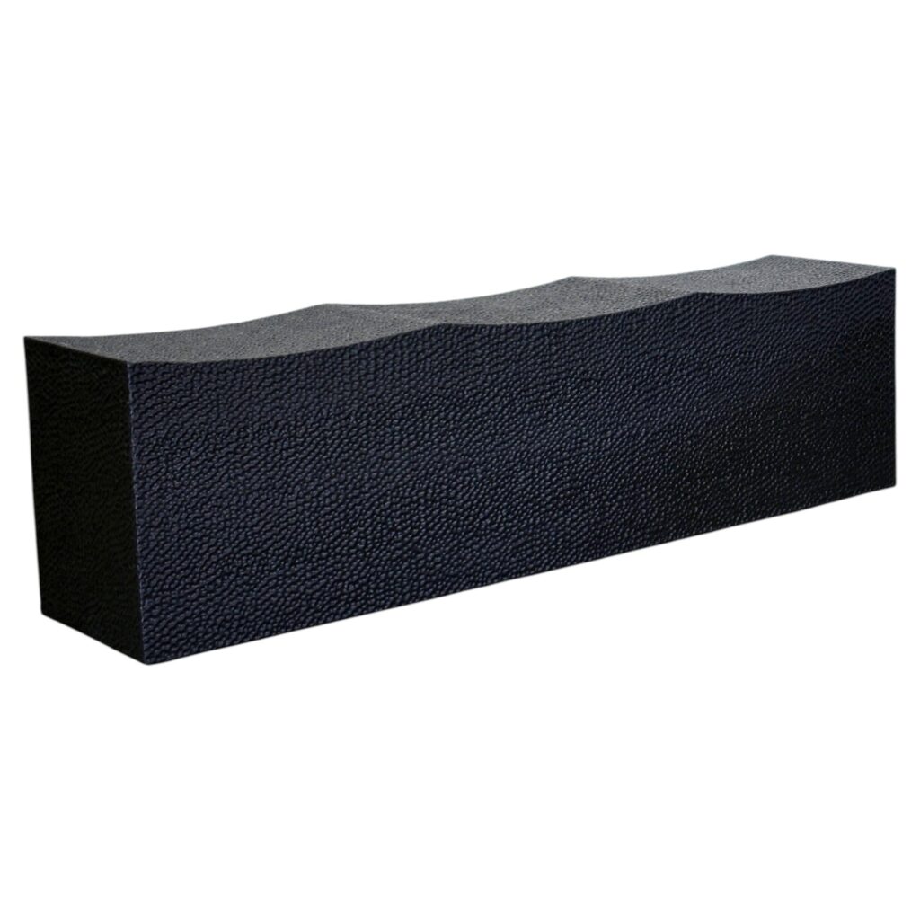 Maple Block Bench for Three by John Eric Byers 1