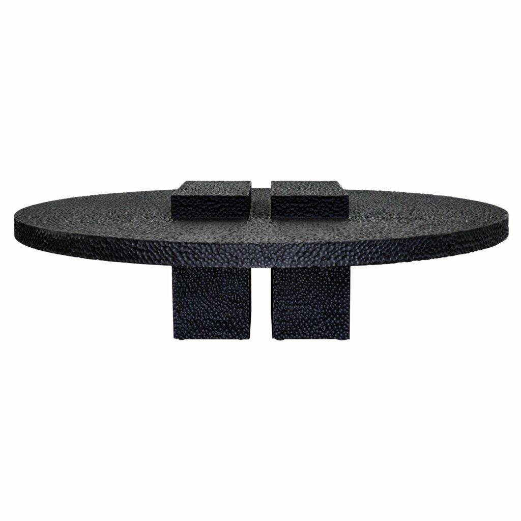 R3 Maple Round Low Table Sculpted by John Eric Byers 1