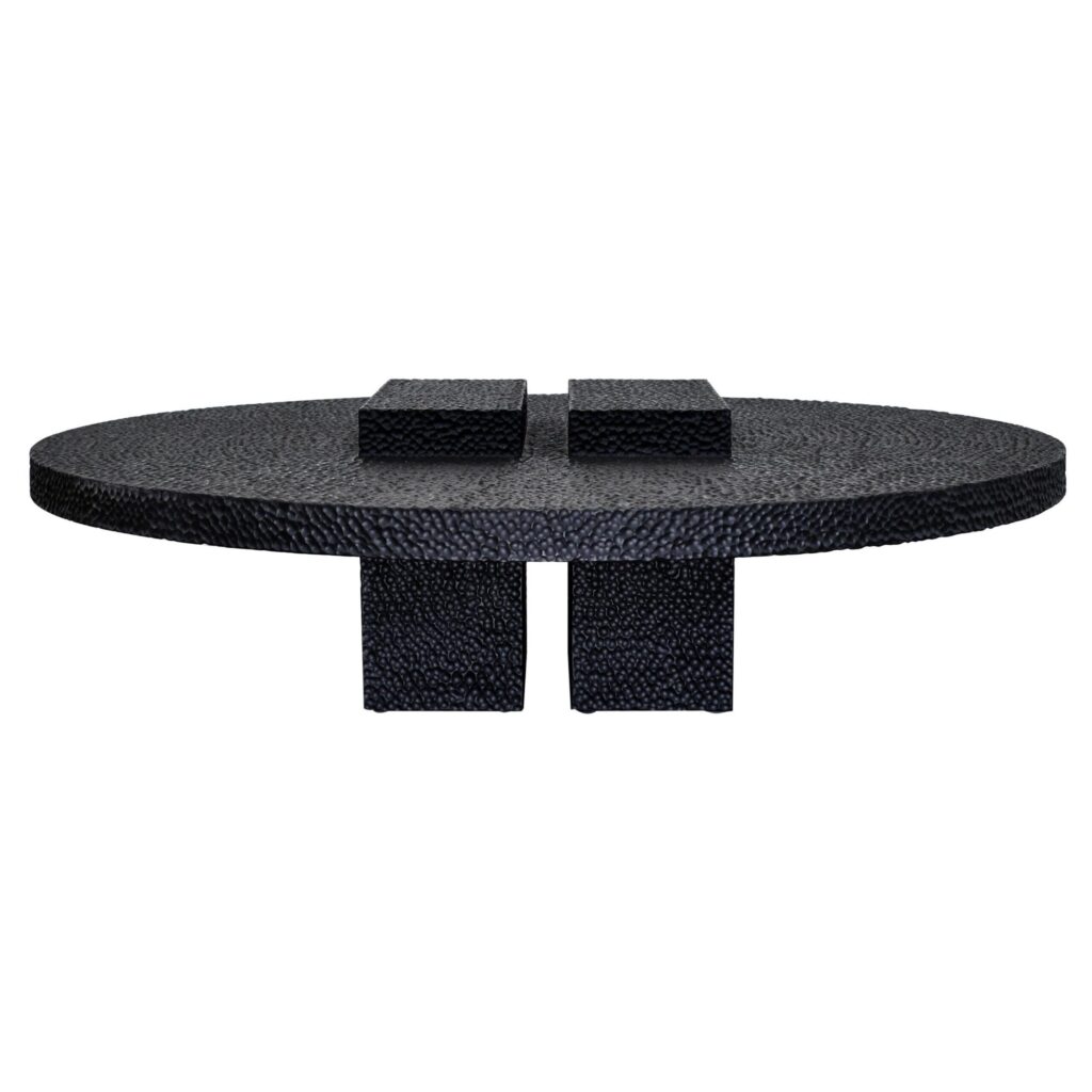 R3 Maple Round Low Table Sculpted by John Eric Byers 1