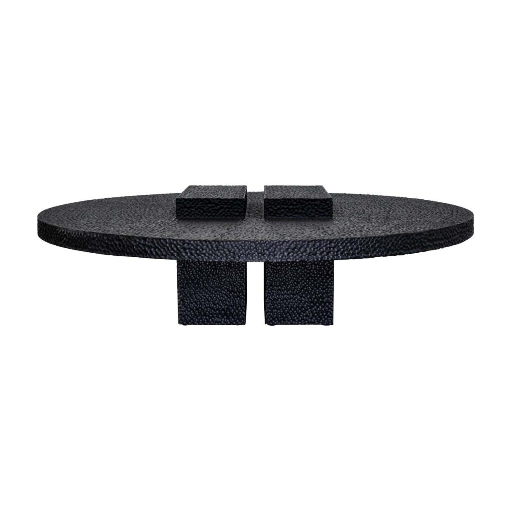 R3 Maple Round Low Table Sculpted by John Eric Byers