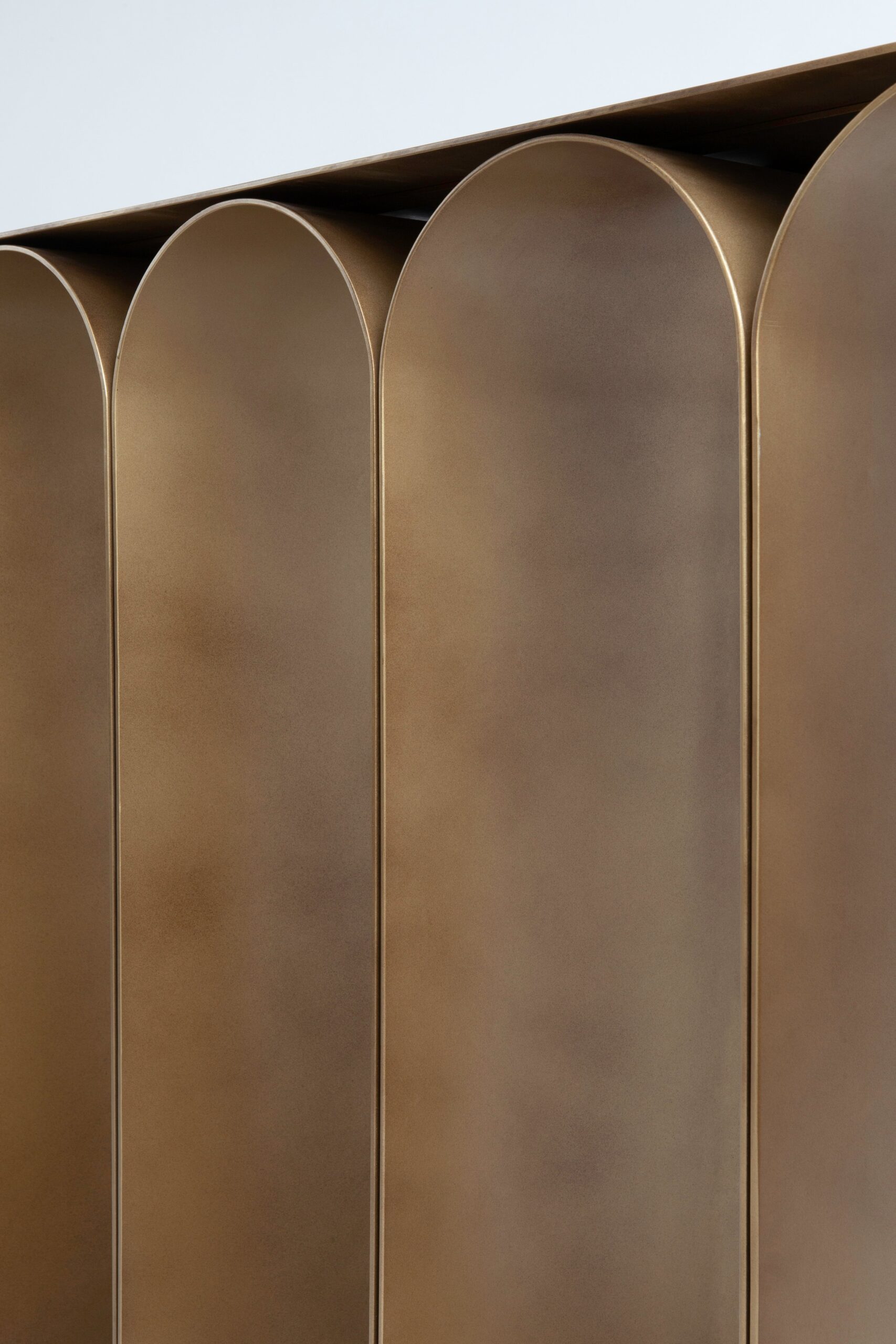 Steel Gold Arch Console by Pietro Franceschini 7