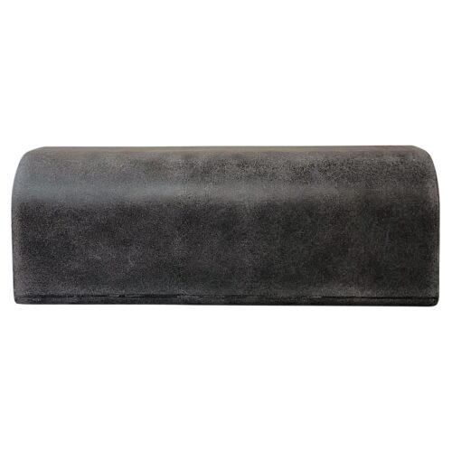 Contemporary Hand sculpted Organic Black Fiberglass Arch Bench by kar 1