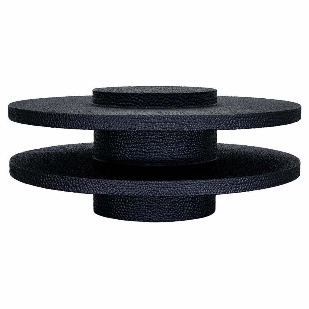 Maple Round Table Sculpted by John Eric Byers 1