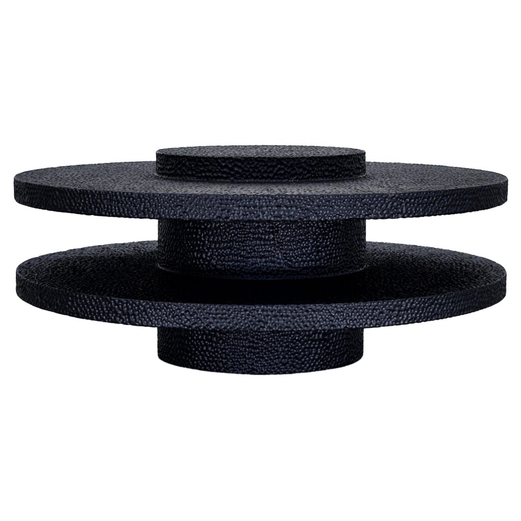 Maple Round Table Sculpted by John Eric Byers 1
