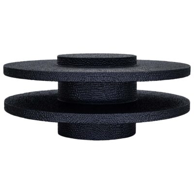 Maple Round Table Sculpted by John Eric Byers