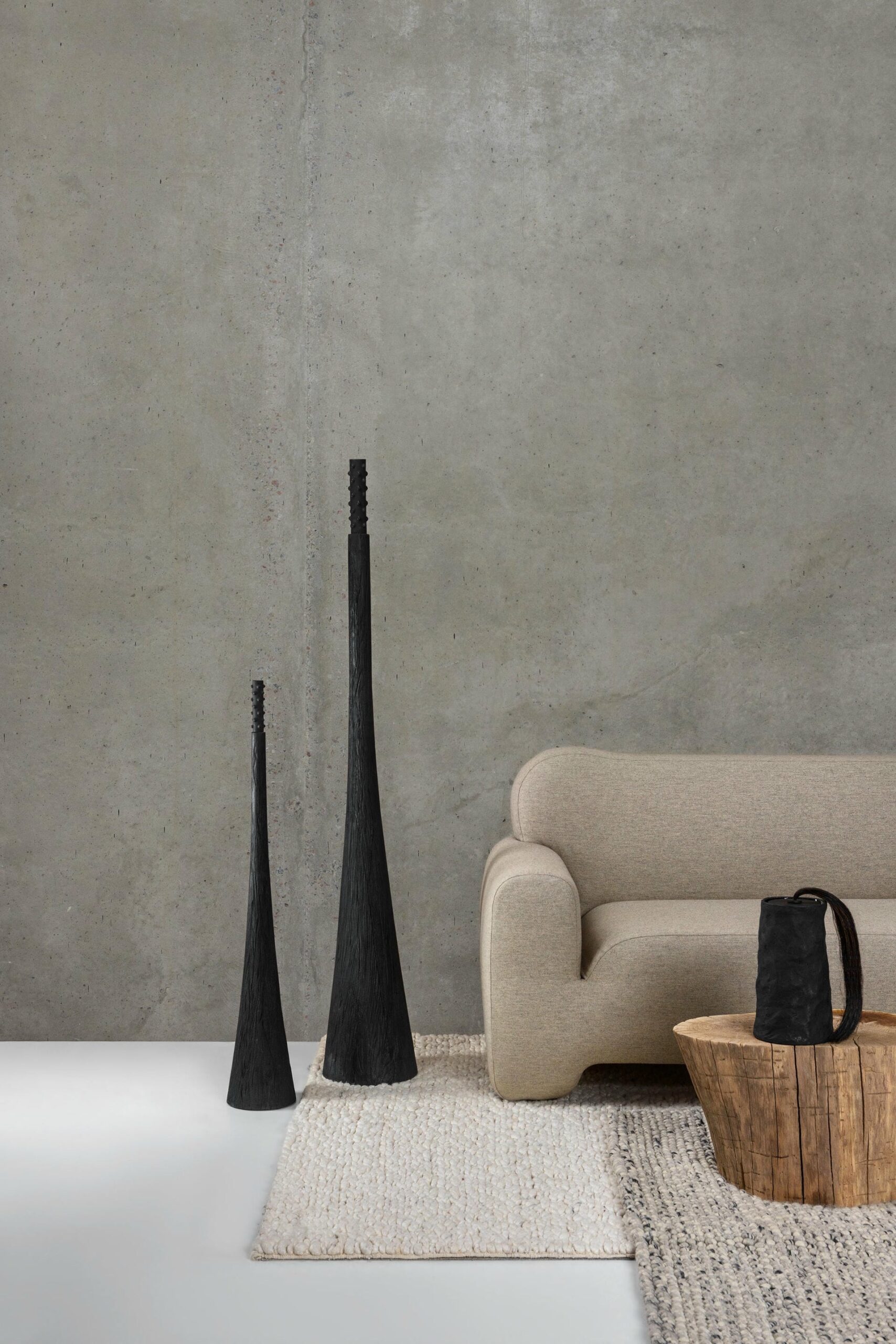 Sculpted Floor Decor Vases by Faina 8