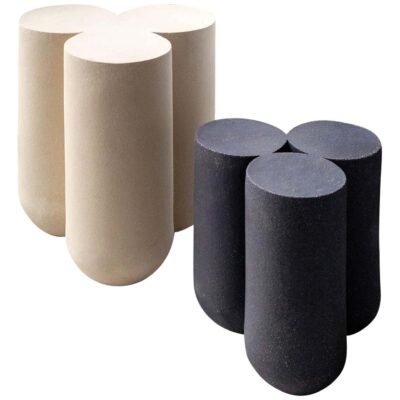 Set of 2 Clay Moor Side Table by Lisa Allegra