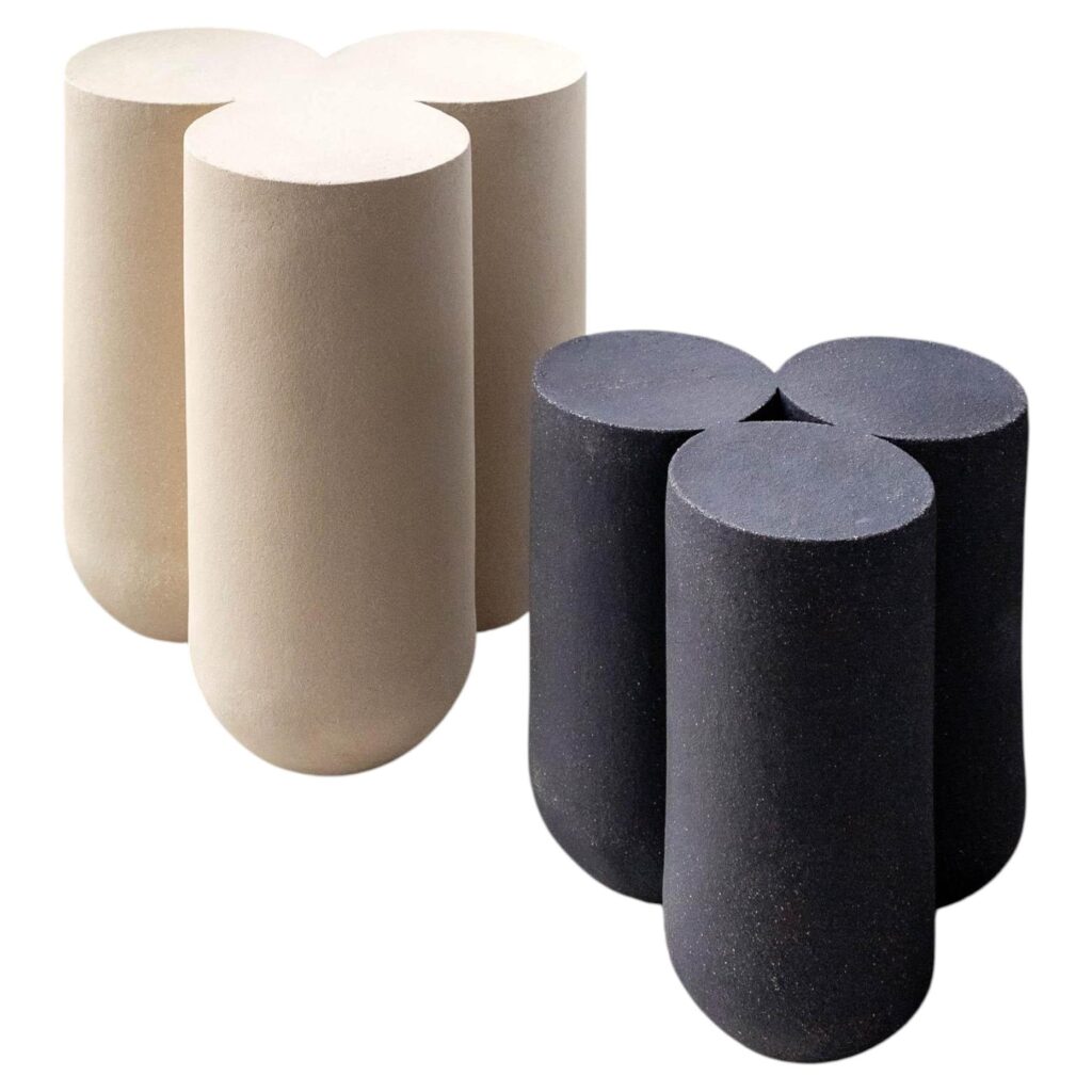 Set of 2 Clay Moor Side Tables by Lisa Allegra 1
