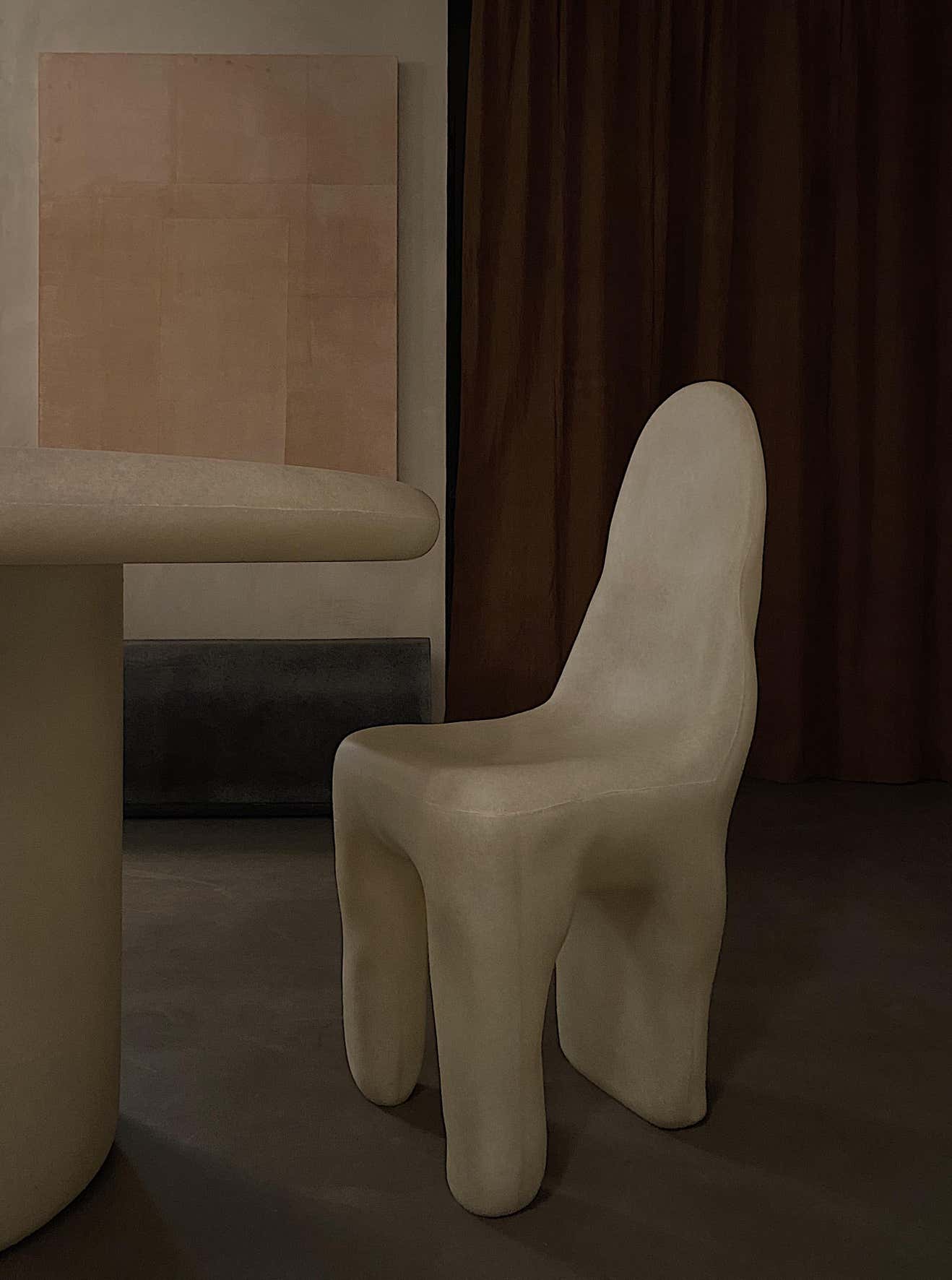 White Playdough Chair by Karstudio - Galerie Philia