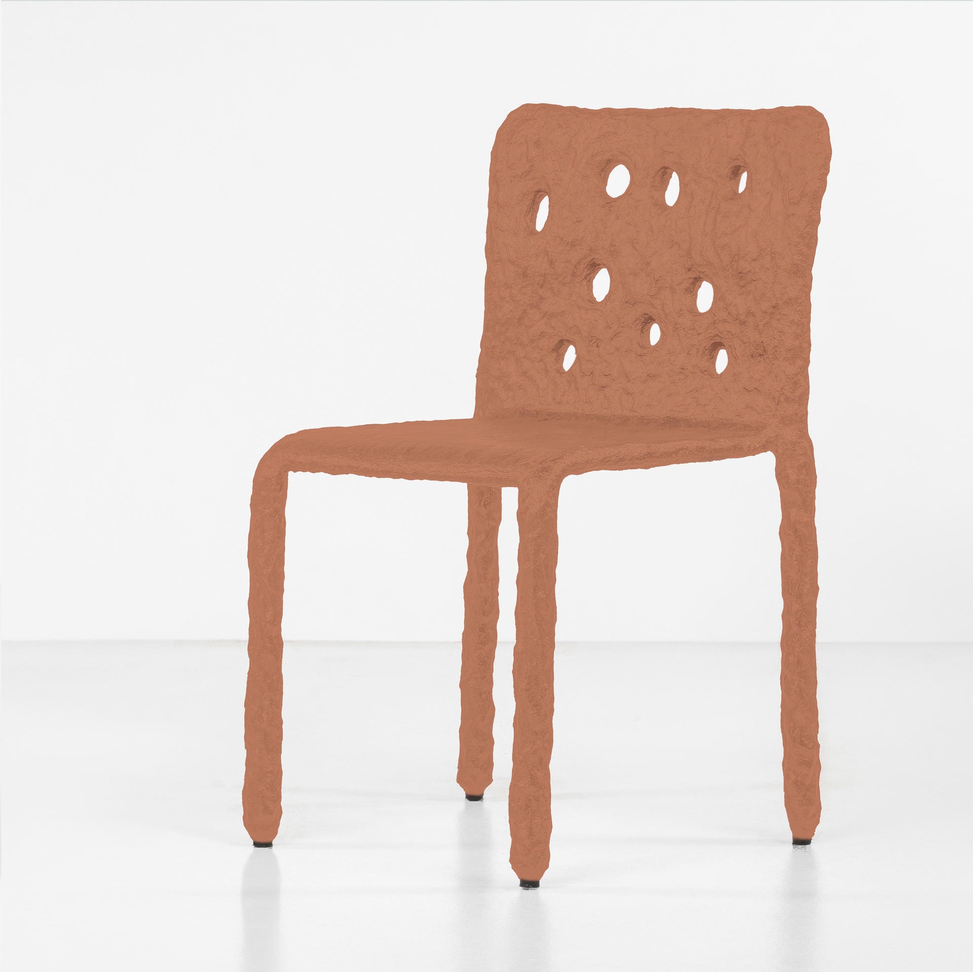 White Sculpted Indoor Contemporary Chair by Faina 6