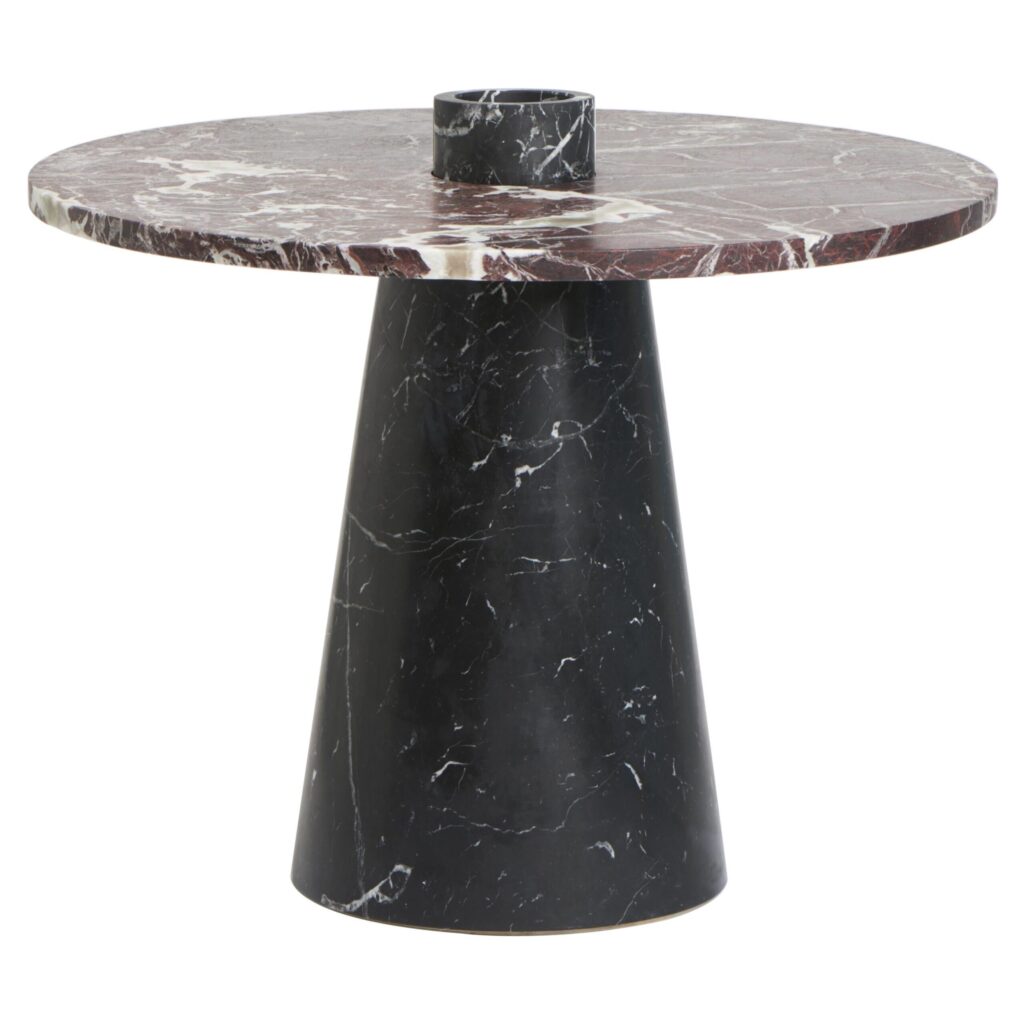 Black Inside Out Coffee Table Set by Karen Chekerdjian 1