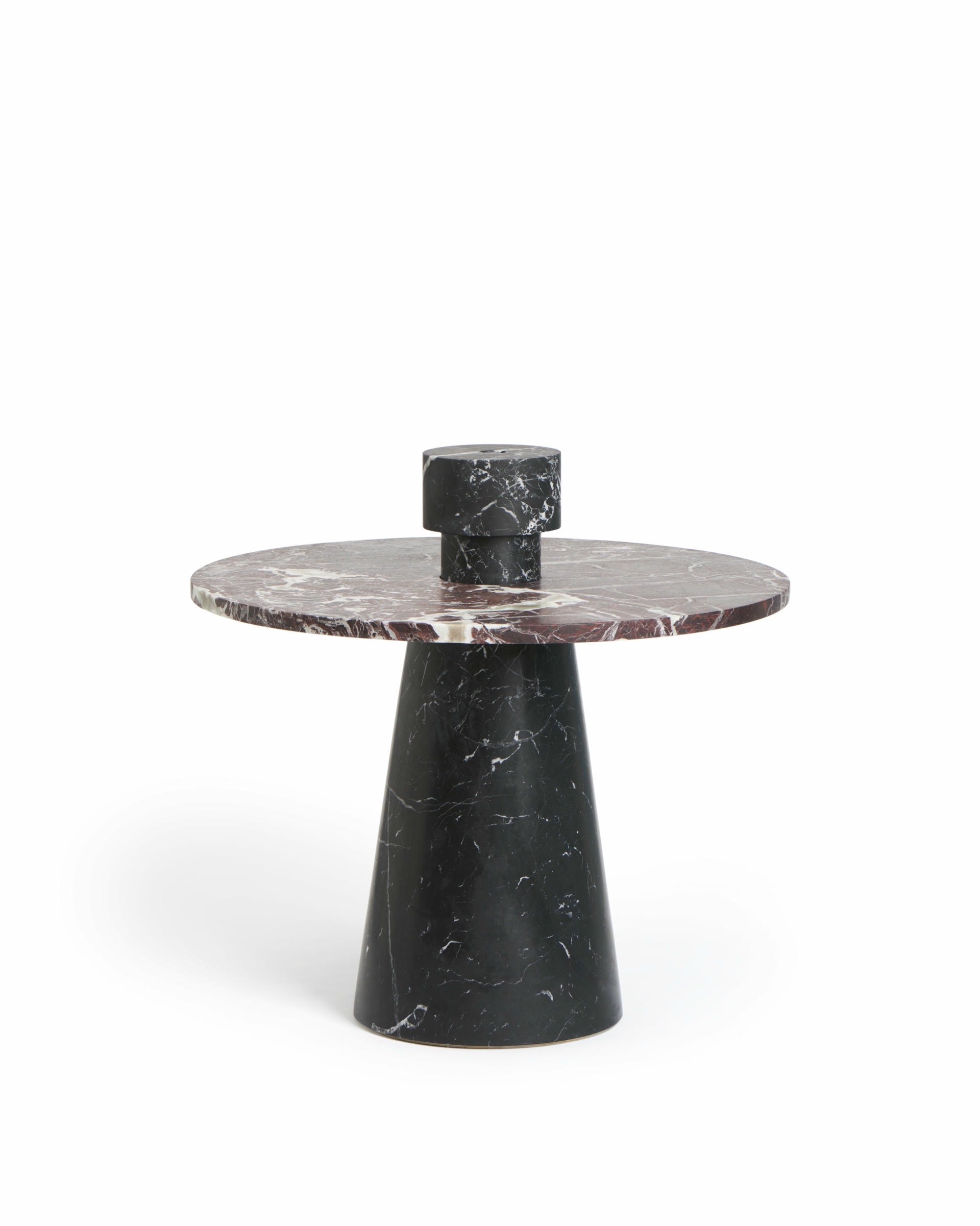 Black Inside Out Coffee Table Set by Karen Chekerdjian 7