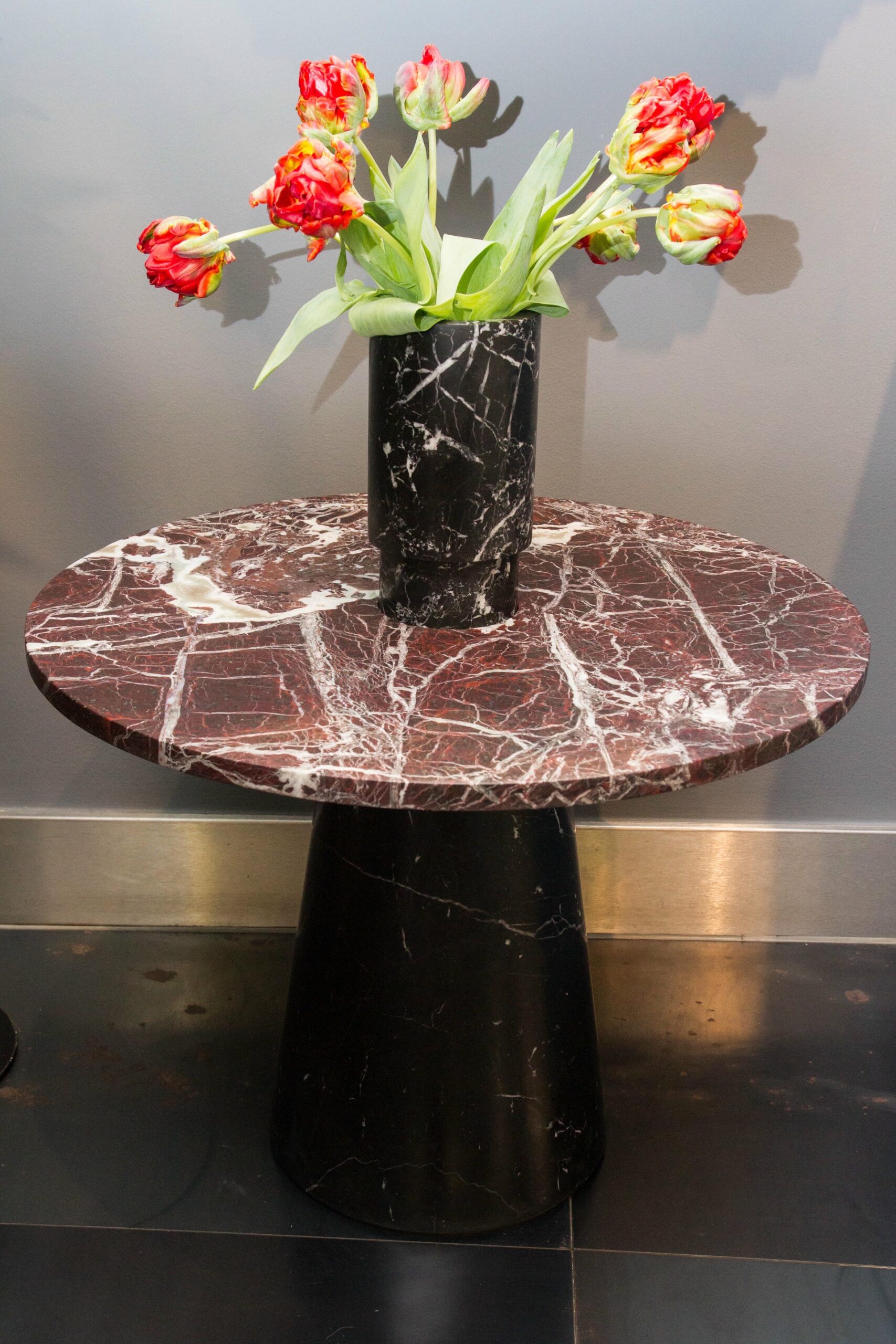 Black Inside Out Coffee Table Set by Karen Chekerdjian 9