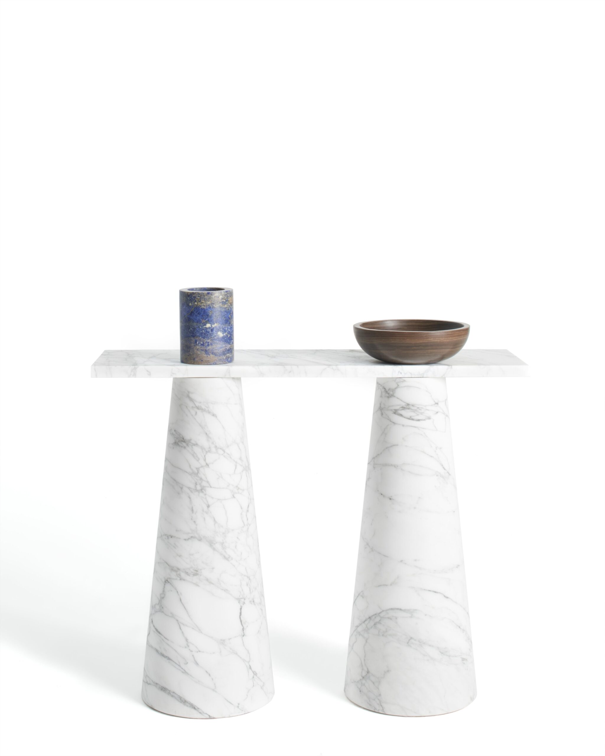 Marble Inside Out Console by Karen Chekerdjian 2