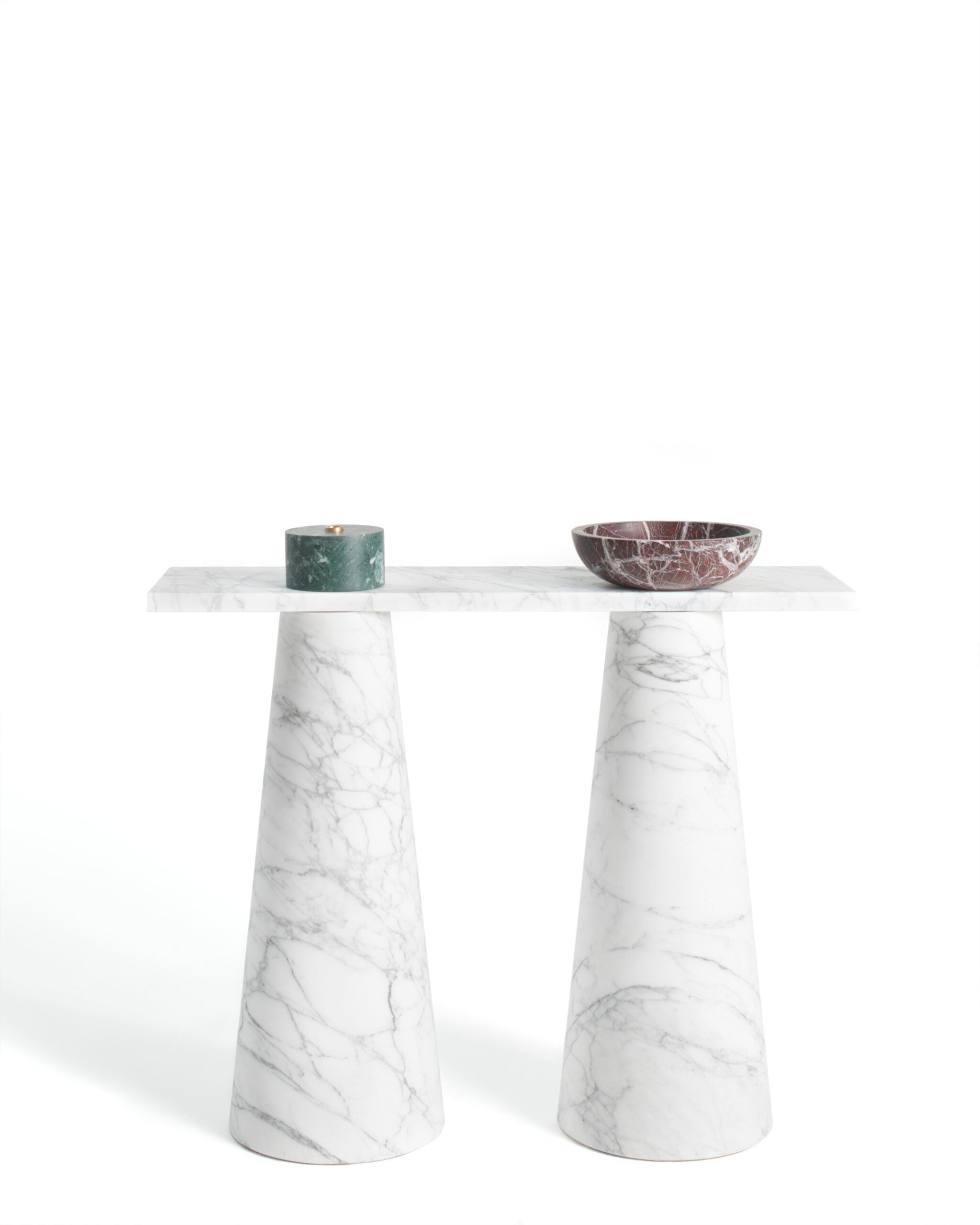 Marble Inside Out Console by Karen Chekerdjian 3