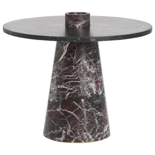 Red Inside Out Table Set by Karen Chekerdjian 1