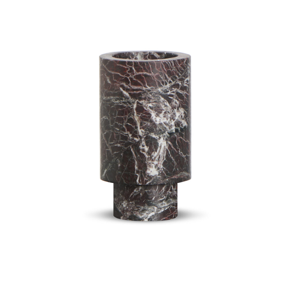 Red Inside Out Vase by Karen Chekerdjian 1