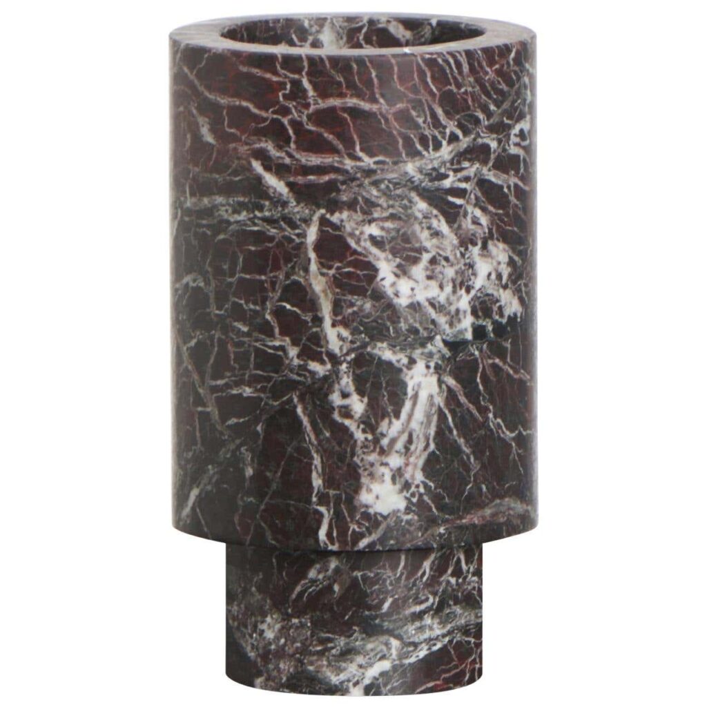 Red Inside Out Vase by Karen Chekerdjian