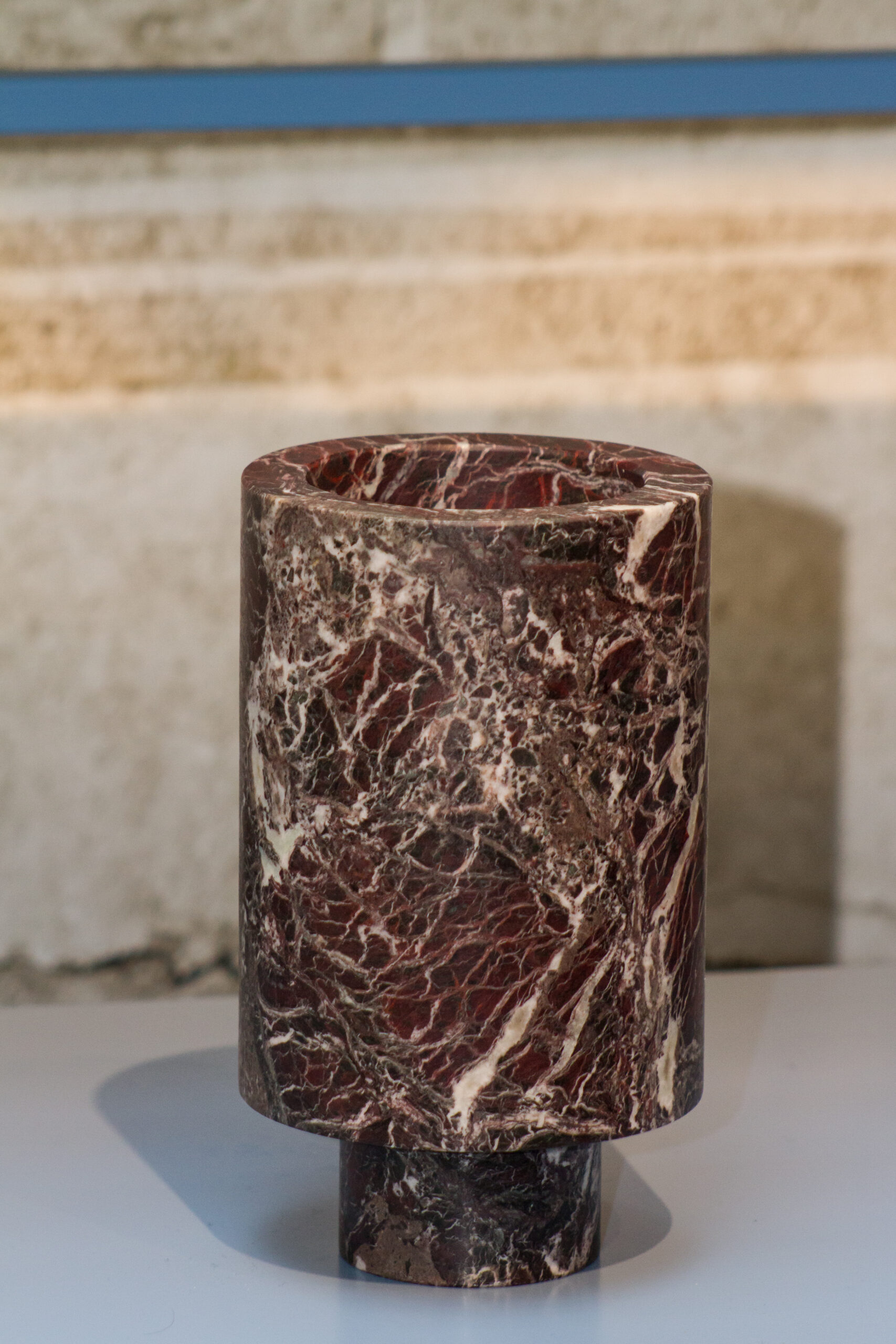 Red Inside Out Vase by Karen Chekerdjian 5