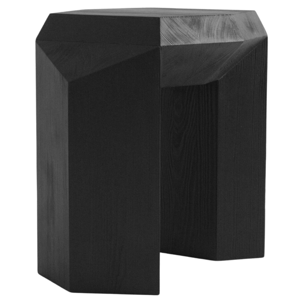 Burned Ode Side Table by Sizar Alexis 1