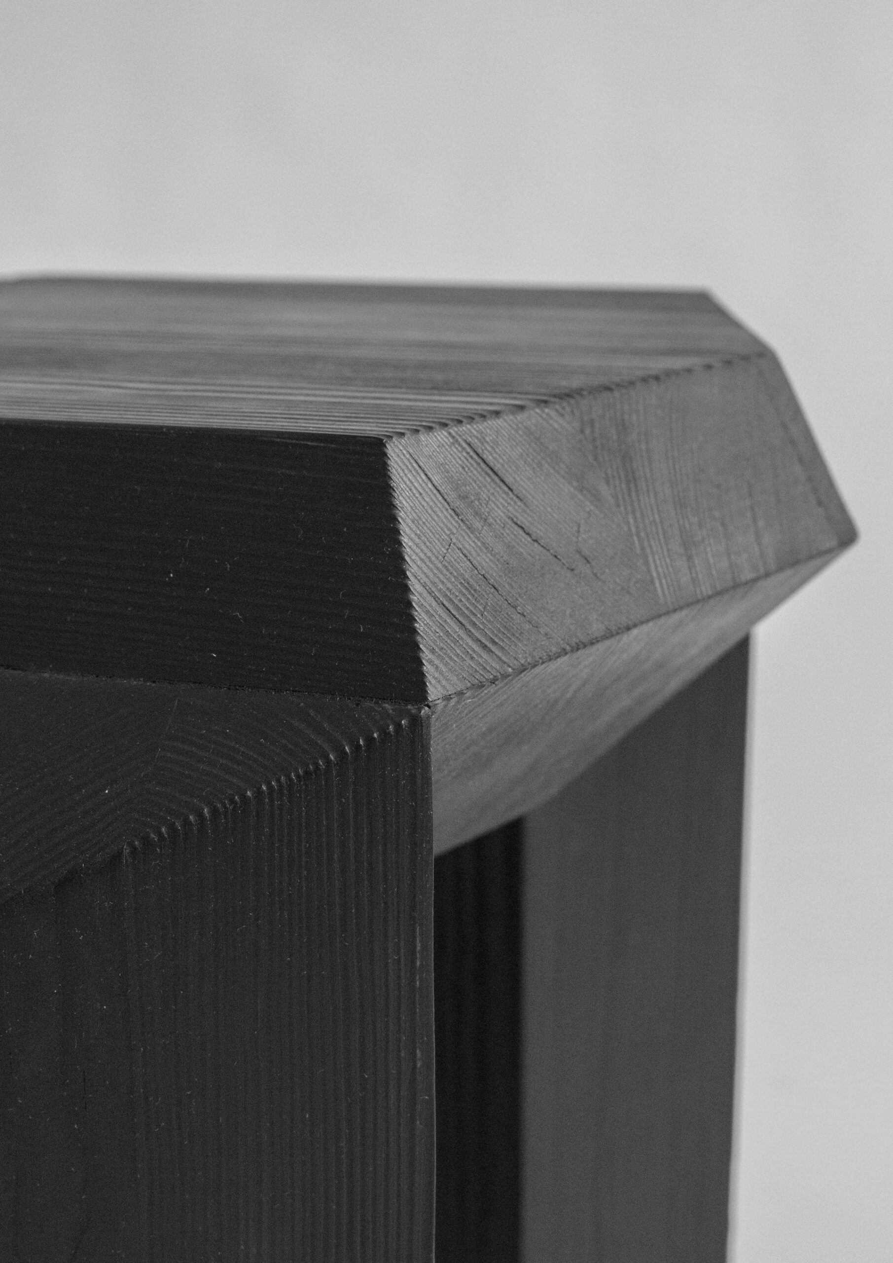 Burned Ode Side Table by Sizar Alexis 3