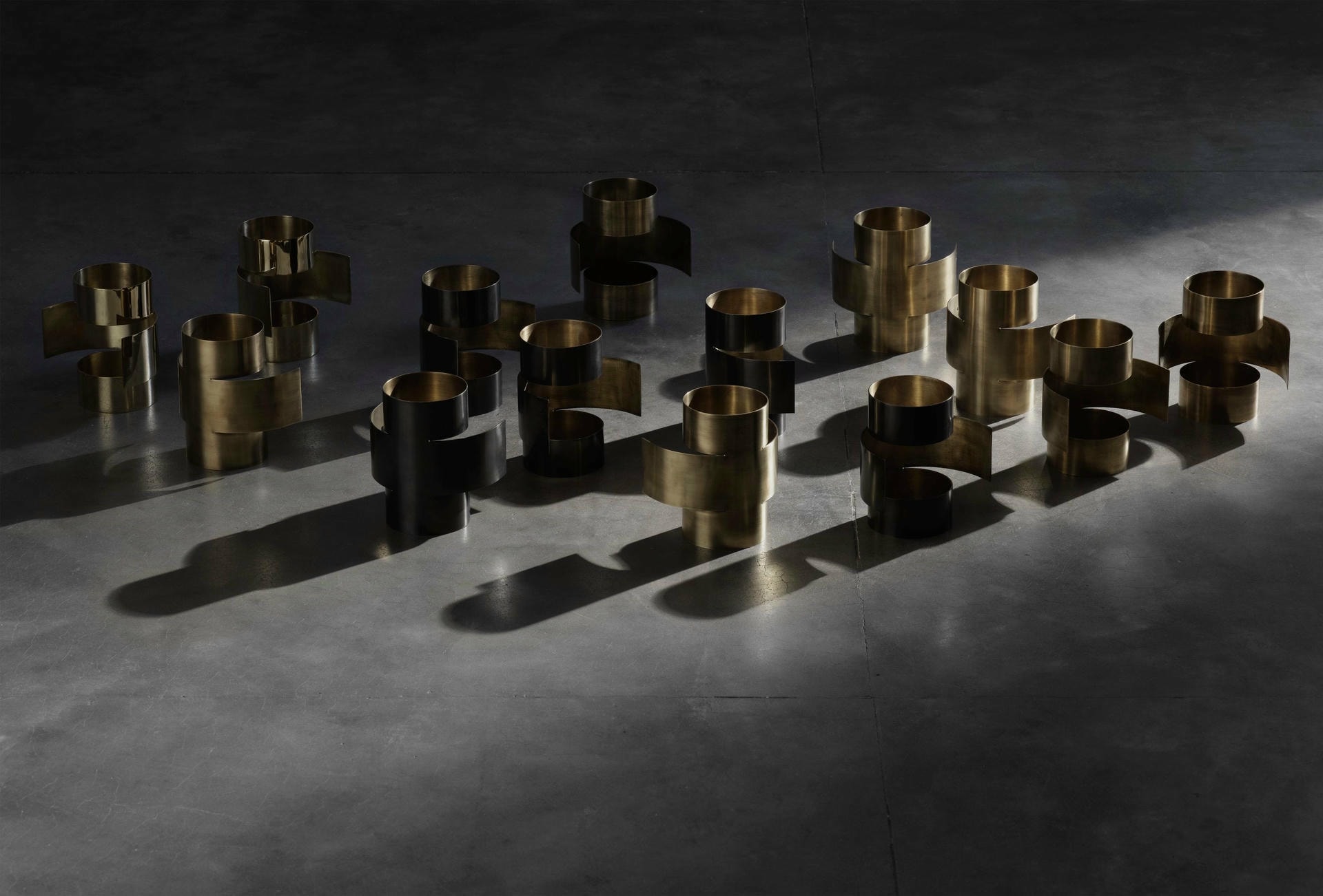 Burnt Brass Plus Three Applique by Paul Matter 7